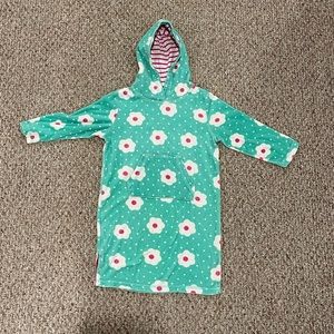 Mini Boden terry hooded swim coverup